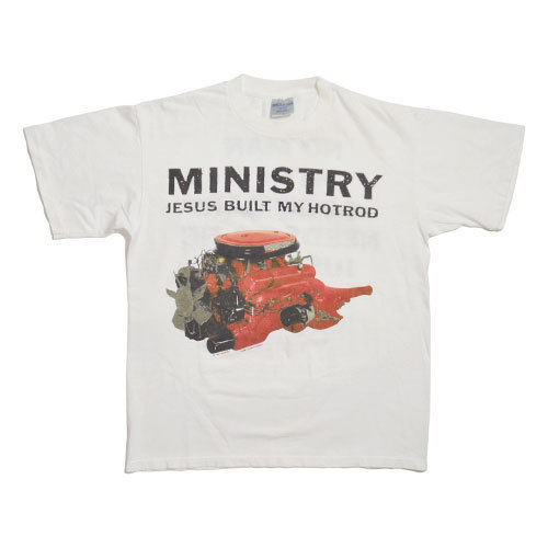 Vintage T-Shirt / ヴィンテージ Tシャツ】MINISTRY JESUS BUILT MY