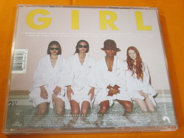 ♪♪♪ ファレル・ウィリアムス Pharrell Williams 『 Girl 』 輸入盤 ♪♪♪_画像2