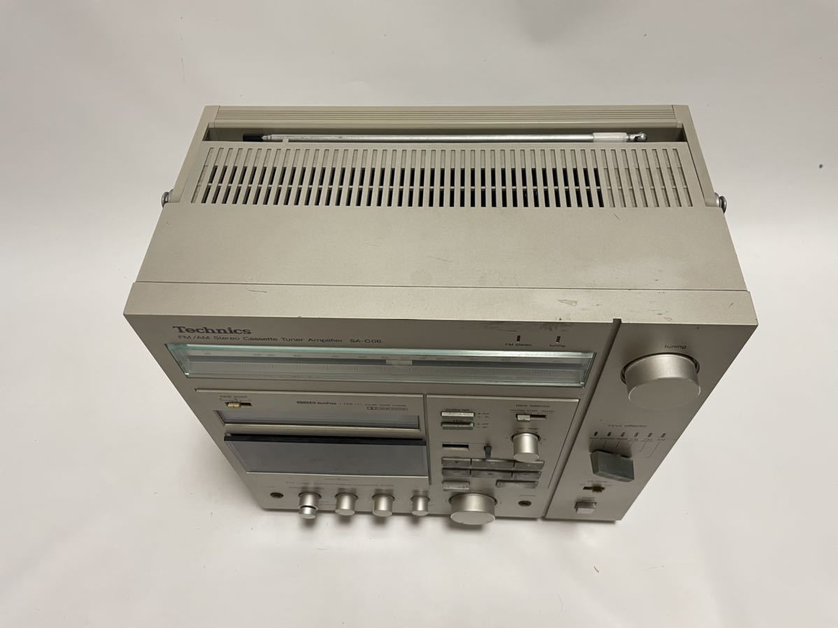 Technics テクニクス SA-C06 ラジカセ FM/AMステレオカセット Technics テクニクス SA-C06 ラジカセ FM/AMステレオカセット