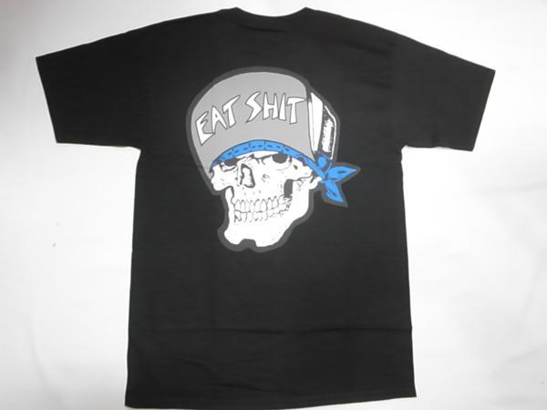 JB即決 DOGTOWN ドッグタウン x SUICIDAL SKATES スーサイダル JASON JESSEE ジェイソンジェシー EATSHIT SKULL Tシャツ 黒 XLサイズ 新品_画像1