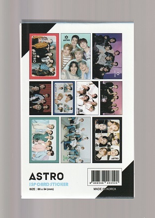 ☆超レア！■ASTRO/アストロ■カードステッカー15枚■チャ・ウヌ_画像2