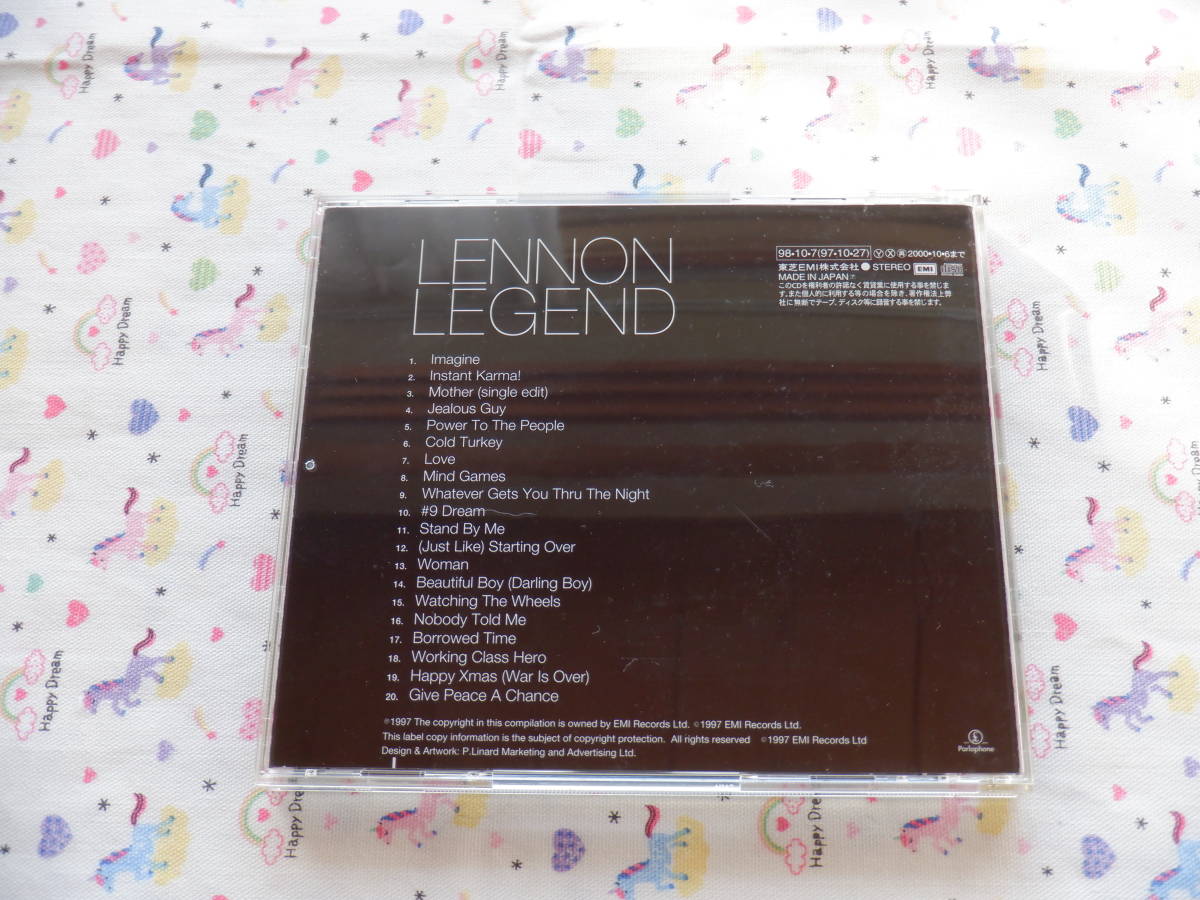 B6　ジョン・レノンアルバム『レノン・レジェンド／ザ・ヴェリー・ベスト・オブ・ジョン・レノン』