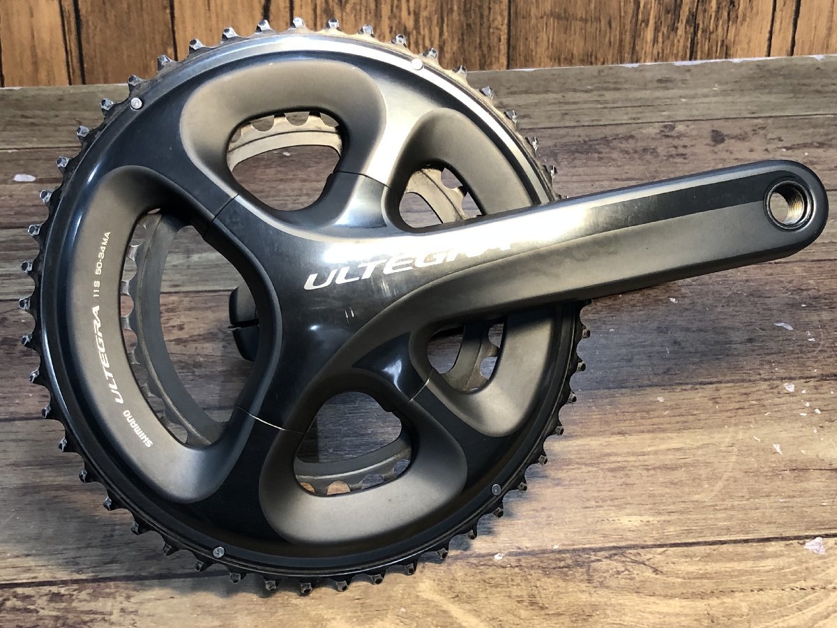 FV900 シマノ SHIMANO アルテグラ ULTEGRA FC-6800 クランクセット 11S 素晴らしい シマノ6800アルテグラチェーンリングクランク172.5ミリ パーツ