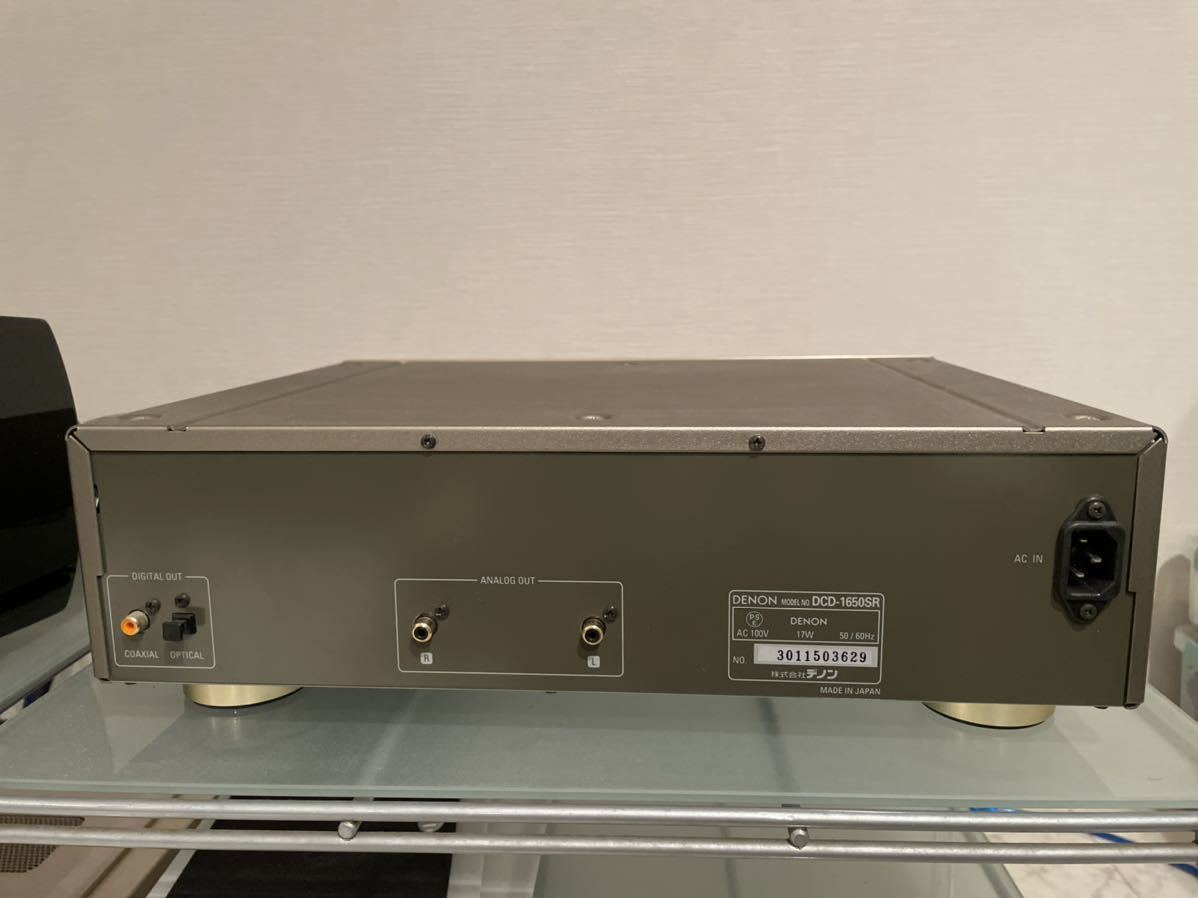 DENON CDプレーヤー DCD 1650 SR DENON CDプレーヤー DCD 1650 SR