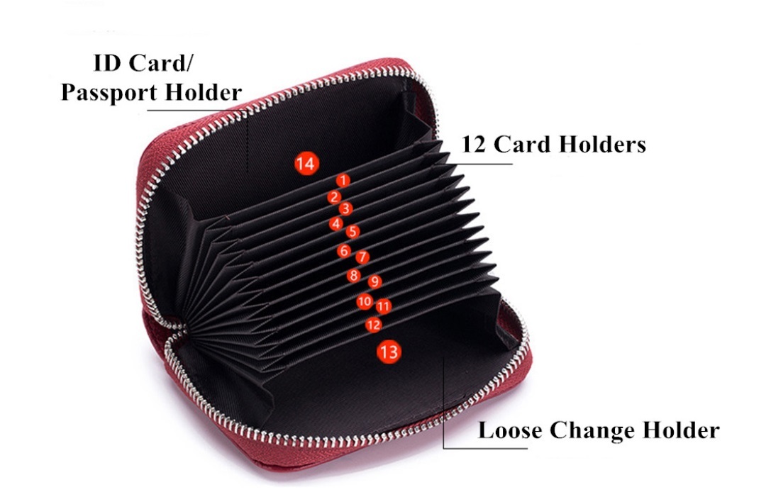 【新品】 カードケース ブルー大容量　小銭入れコインケース 送料無料コインケース コンパクト財布 ラウンドファスナー カードケース