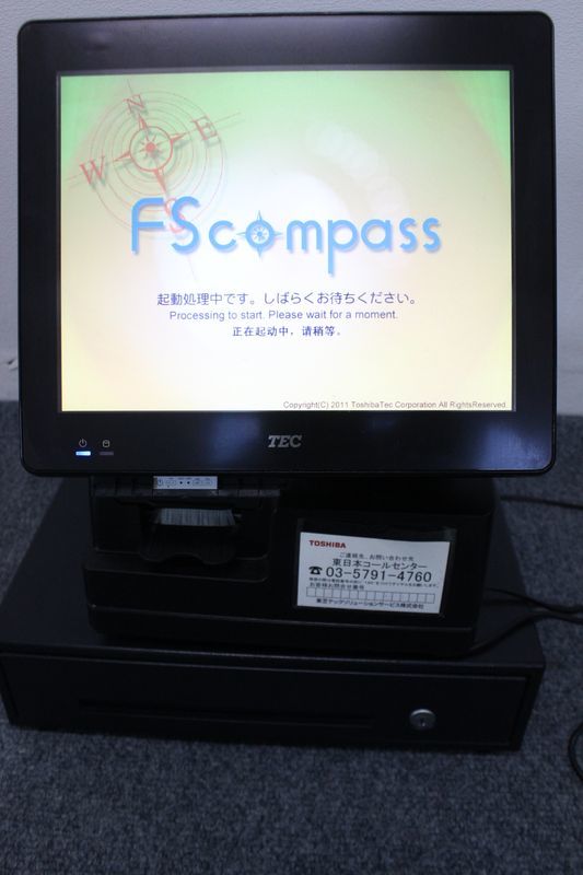 1442AF6025)東芝TEC POSターミナル QT-200-F2-22JA-R ドロワー 1442AF6025)東芝TEC POSターミナル QT-200-F2-22JA-R ドロワー