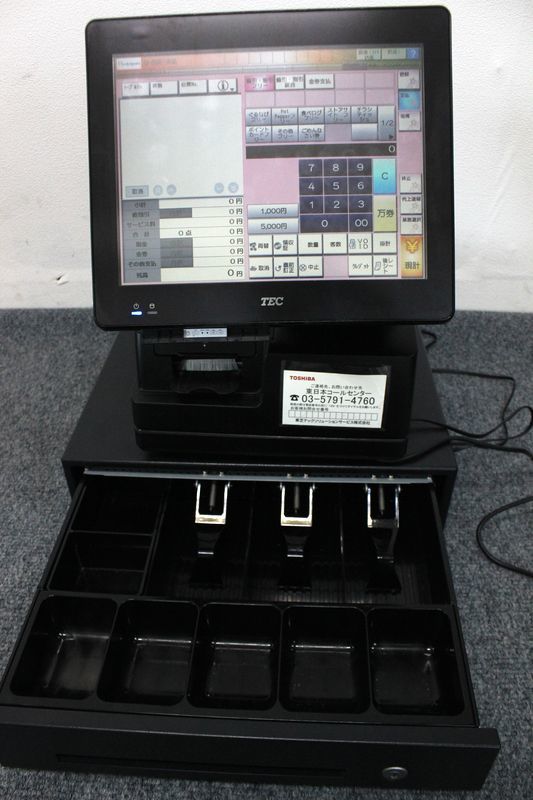 1442AF6025)東芝TEC POSターミナル QT-200-F2-22JA-R ドロワー 1442AF6025)東芝TEC POSターミナル QT-200-F2-22JA-R ドロワー
