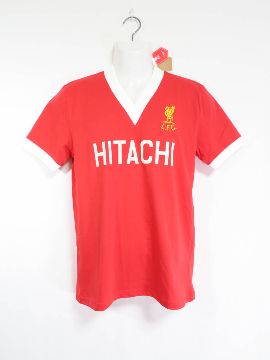 リバプール 復刻 オフィシャル レトロジャージ ユニフォーム 送料無料 Liverpool リヴァプール サッカー シャツ Tシャツ HITACHI_画像1