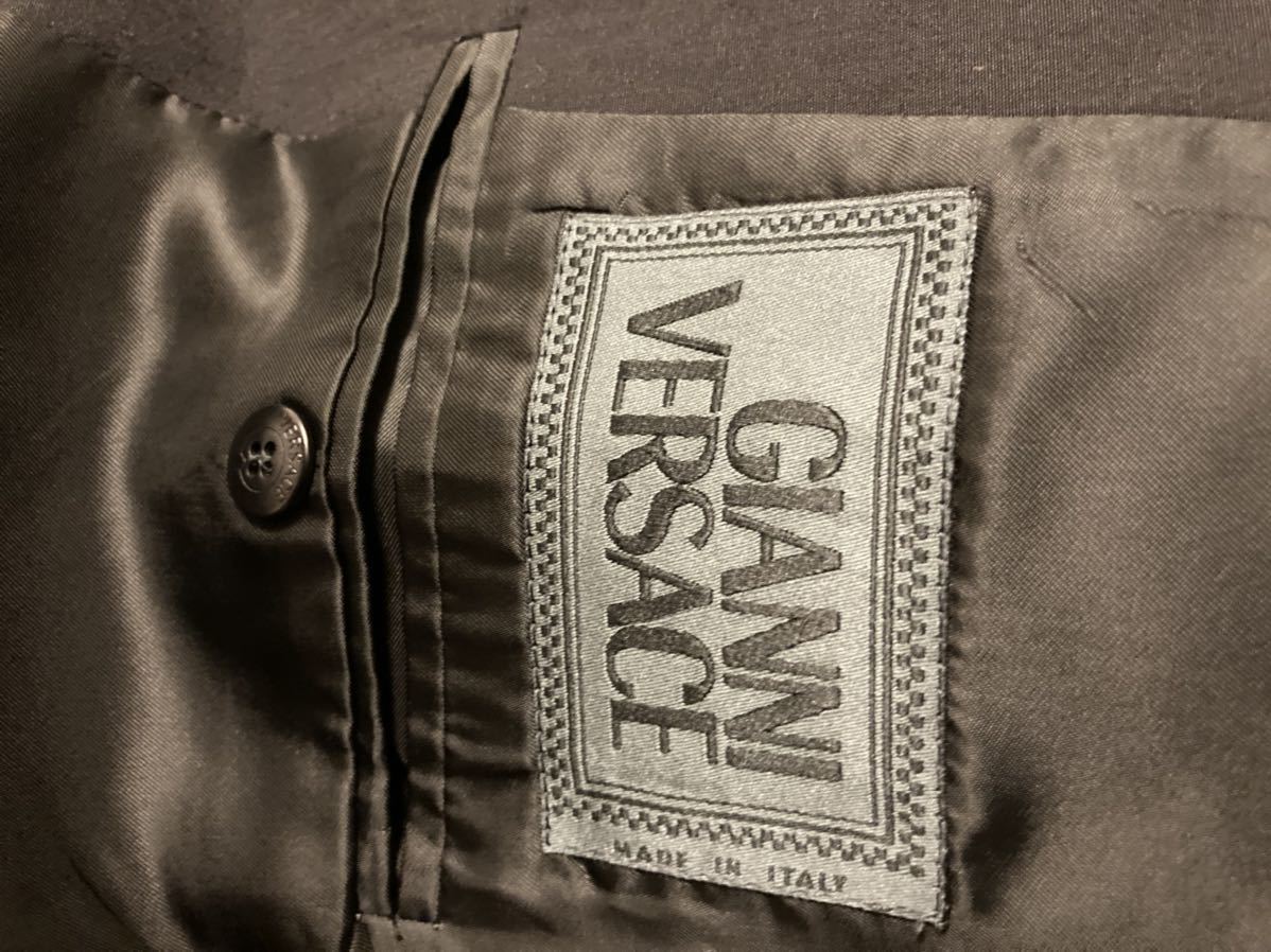 GANNI Versace ジャンニヴェルサーチ テーラードジャケット 48 黒