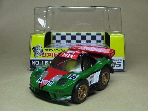 タカラ 超リアル仕上げチョロQ NO.16 Ｃastrol 無限 NSX TAKARA Honda MUGEN JGTC カストロール ホンダ ミニカー ミニチュアカーの画像1