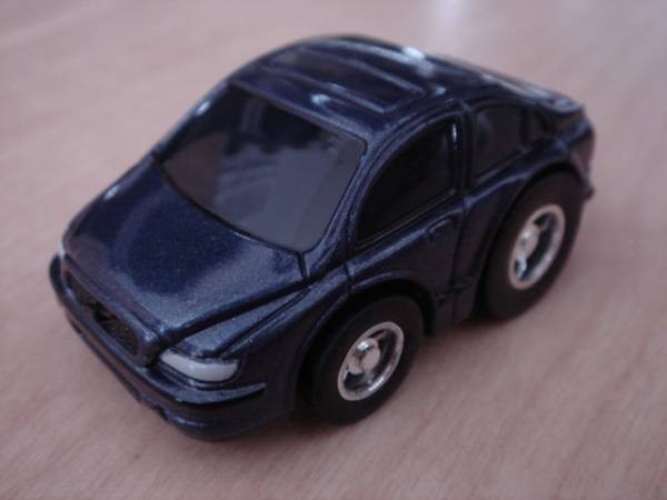 VOLVO S60 初代 ボルボ 紺メタ プルバックカー ミニカー ミニチュアカー Toy car Miniature_画像1