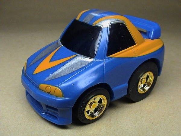 チョロＱ スカイライン　R32GT-R　ブルー/シルバー/オレンジ