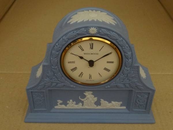 WEDGWOOD ウェッジウッド ジャスパー マントルクロック 時計 www
