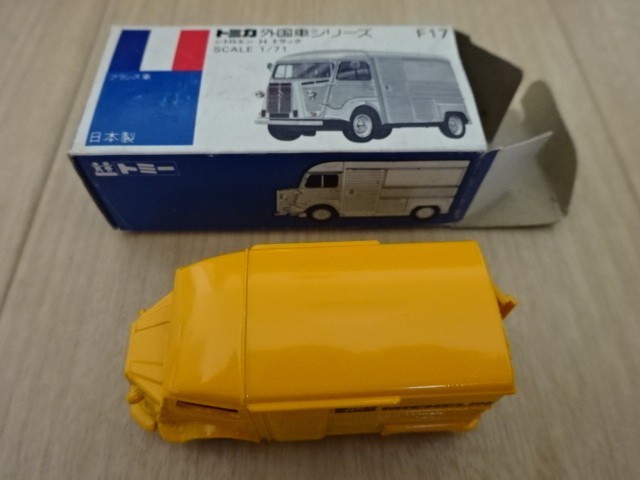 トミカ シトロエン H トラック ミシュラン TOMICA F17 CITROEN TRUCK Michelin Bibendum 1/71 日本製 ミニカー ミニチュアカー Toy car