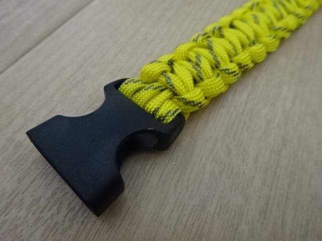 サバイバル ブレスレット ホイッスル パラコード 黄色 Survival Bracelet Paracord Whistle_画像5