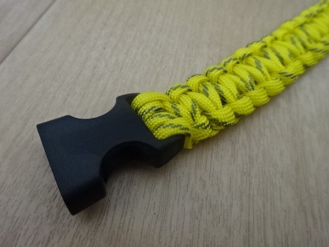 サバイバル ブレスレット ホイッスル パラコード 黄色 Survival Bracelet Paracord Whistle_画像3