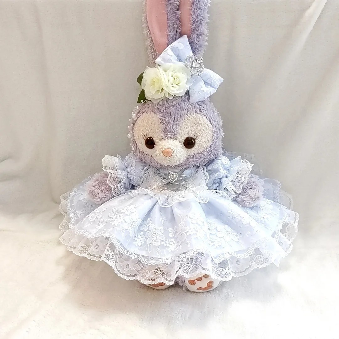989.ステラルーコスチューム☆Sサイズ用☆銀糸の糸のキラキラドレス