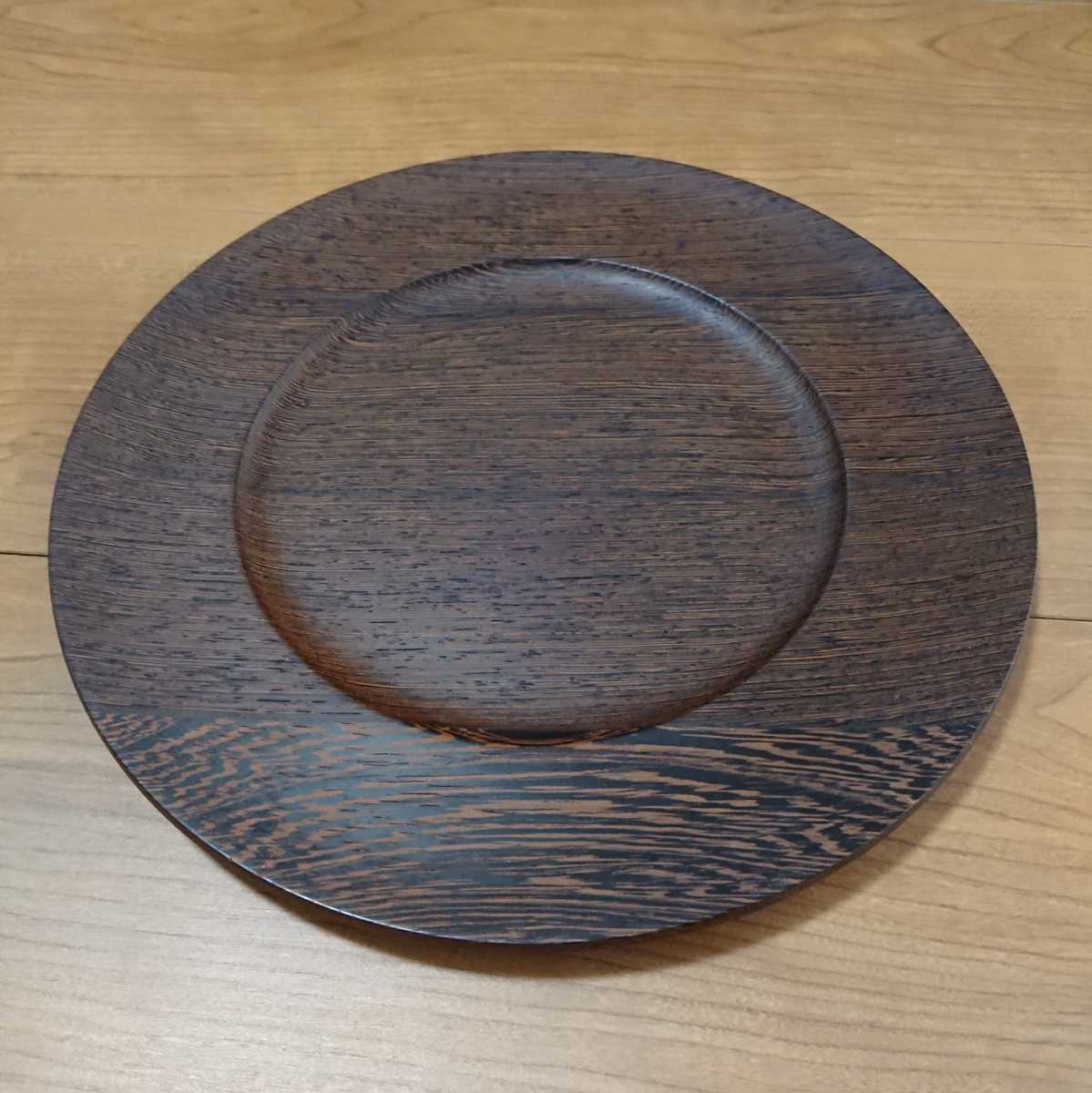 【希少】クイストゴー クロニーデン ウェンジプレート4枚セット KRONJYDEN Wenge Plate J.H.Quistgaard DANSK ダンスク 北欧ヴィンテージ_画像7