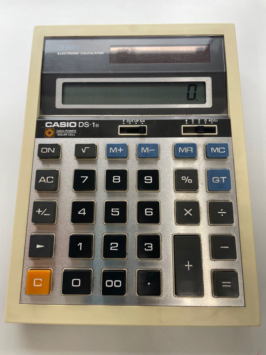 CASIO カシオ電卓 昭和レトロ電卓カシオDS-1B|Yahoo!フリマ(旧 CASIO カシオ電卓 昭和レトロ電卓カシオDS-1B|Yahoo!フリマ(旧