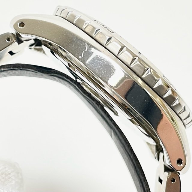 【中古】セイコー 腕時計 メンズ V157-BN0 ダイバー クオーツ アナログ ステンレス 黒 SEIKO 11004112_画像4