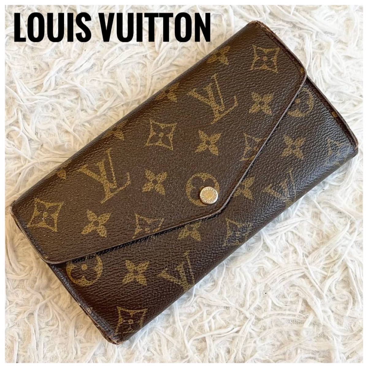 LV ルイ ヴィトン モノグラム レザー 財布 LOUIS VUITTON 折り財布