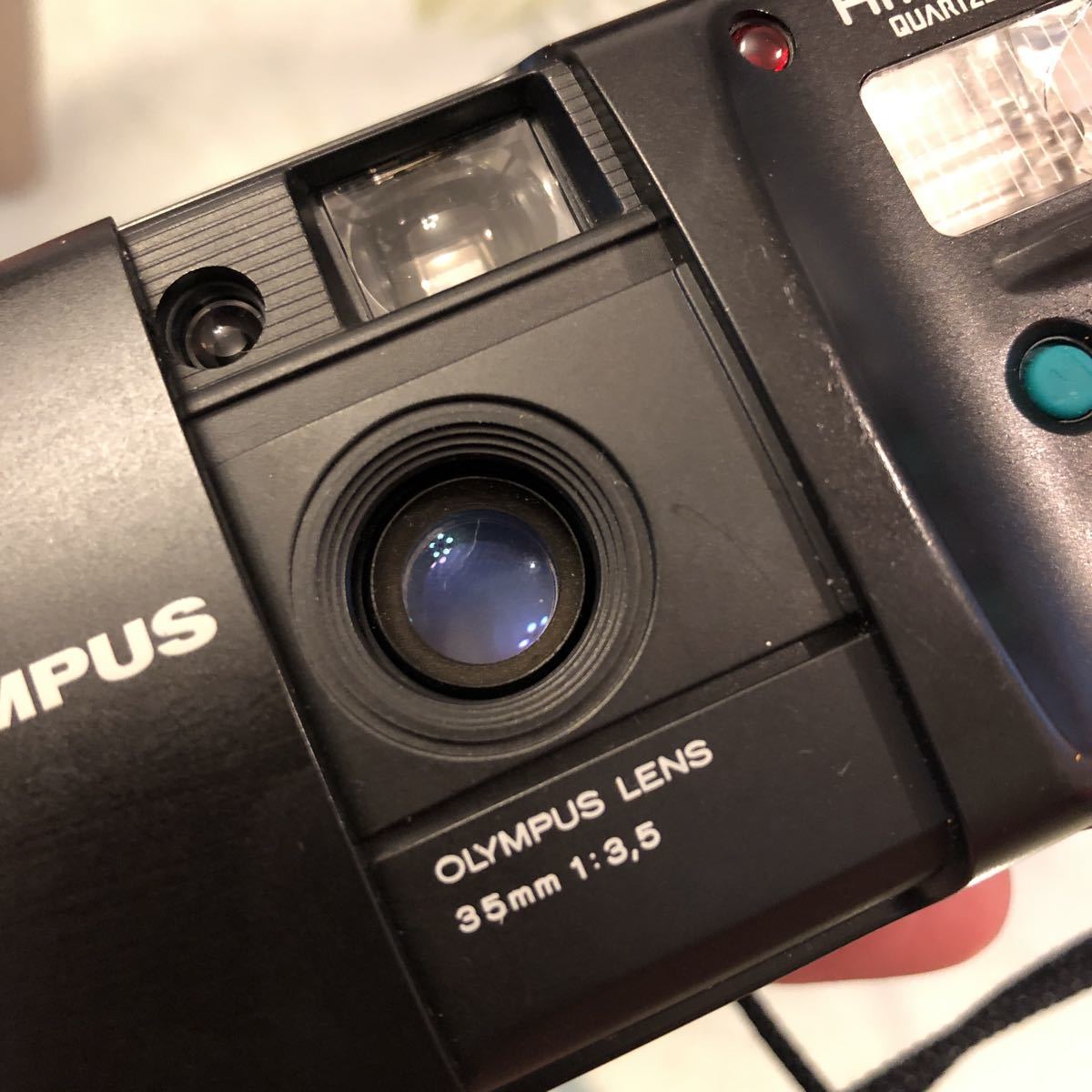 ◎オリンパス OLYMPUS AM-100 QUARTZDATE 35mm 1:3.5 ピカソぷち コンパクトフィルムカメラ 美品 フラッシュ、シャッターOK◎_画像7