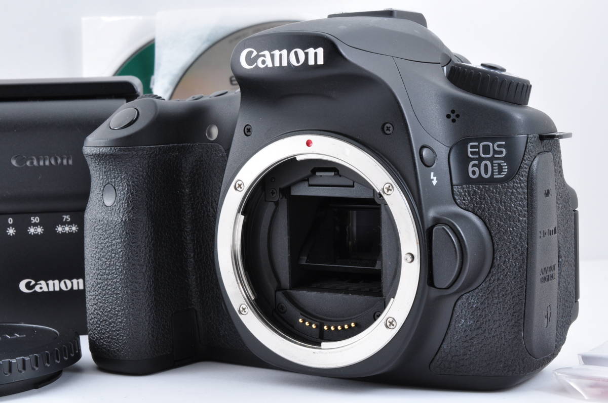 最新発見 18.0MP 60D EOS Canon DSLR シャッター数24XX(2%) 新品同様