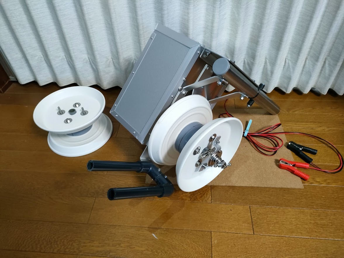 電動ビシ巻き取り機 ドラグ付 6カ月保障 12v用 左側用 ドラム2 電動ビシ巻き取り機 ドラグ付 6カ月保障 12v用 左側用 ドラム2