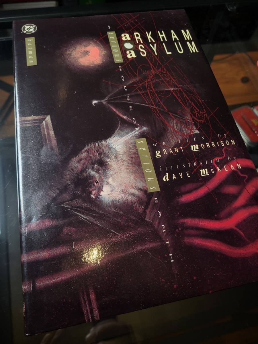 1989年 初版 ARKHAM ASYLUM Grant Morrison Dave McKean バットマン アーカム・アサイラム グラント・モリソン デイヴ・マッキーン Batman