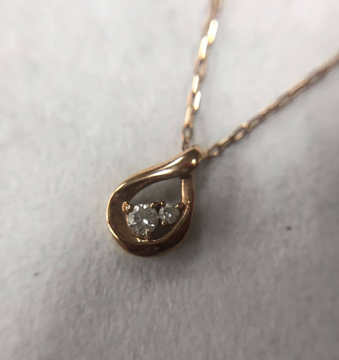 ○【売り切り】canal カナル 4℃ K10 ネックレス 1.11g product details