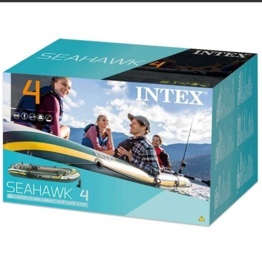 INTEX 4人乗り ゴムボート SEAHAWK4 海 川 池 レジャー インテックス