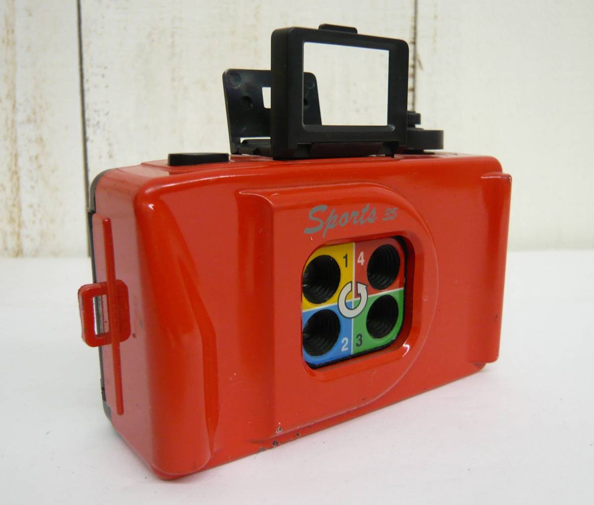 レトロ 当時物 RETRO CAMERA SPORTS 35 フィルムカメラ コンパクト 連射カメラ トイカメラ_画像1