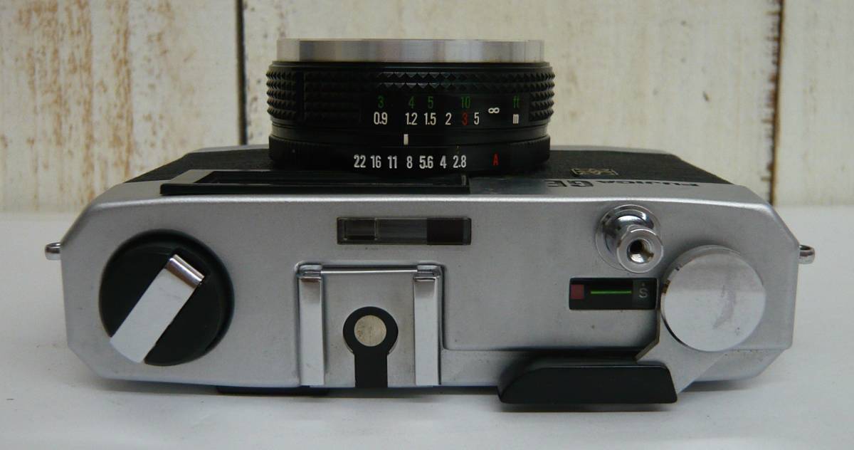 昭和レトロ 当時物 RETRO CAMERA FUJICA フジカ 富士フィルム フィルムカメラ コンパクト FUJICA GE FUJINON F2.8/38mm Made in japan _画像3