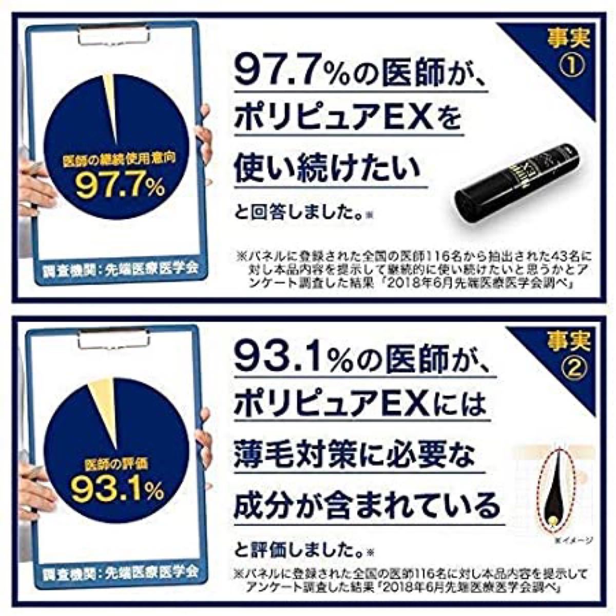 【新品】育毛 薬用ポリピュアEX シャンプー、育毛剤 セット