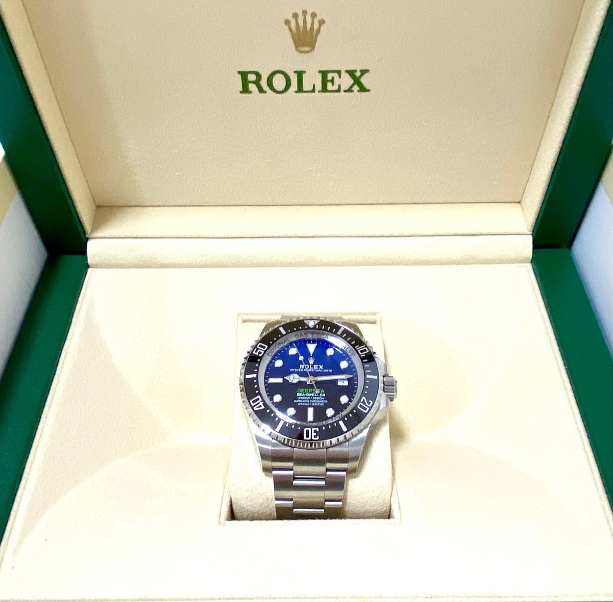 国内正規品 付属品コンプ ROLEX ロレックス シードゥエラー ディープシー 126660 オイスタースチール ステンレス ディーブルー Dブルー_画像2