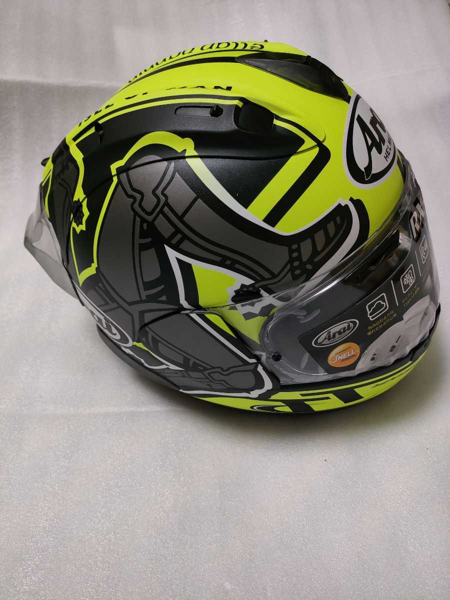 希少品!】アライ RX-7X マン島tt 2019 57、58cm スポイラーつき Arai