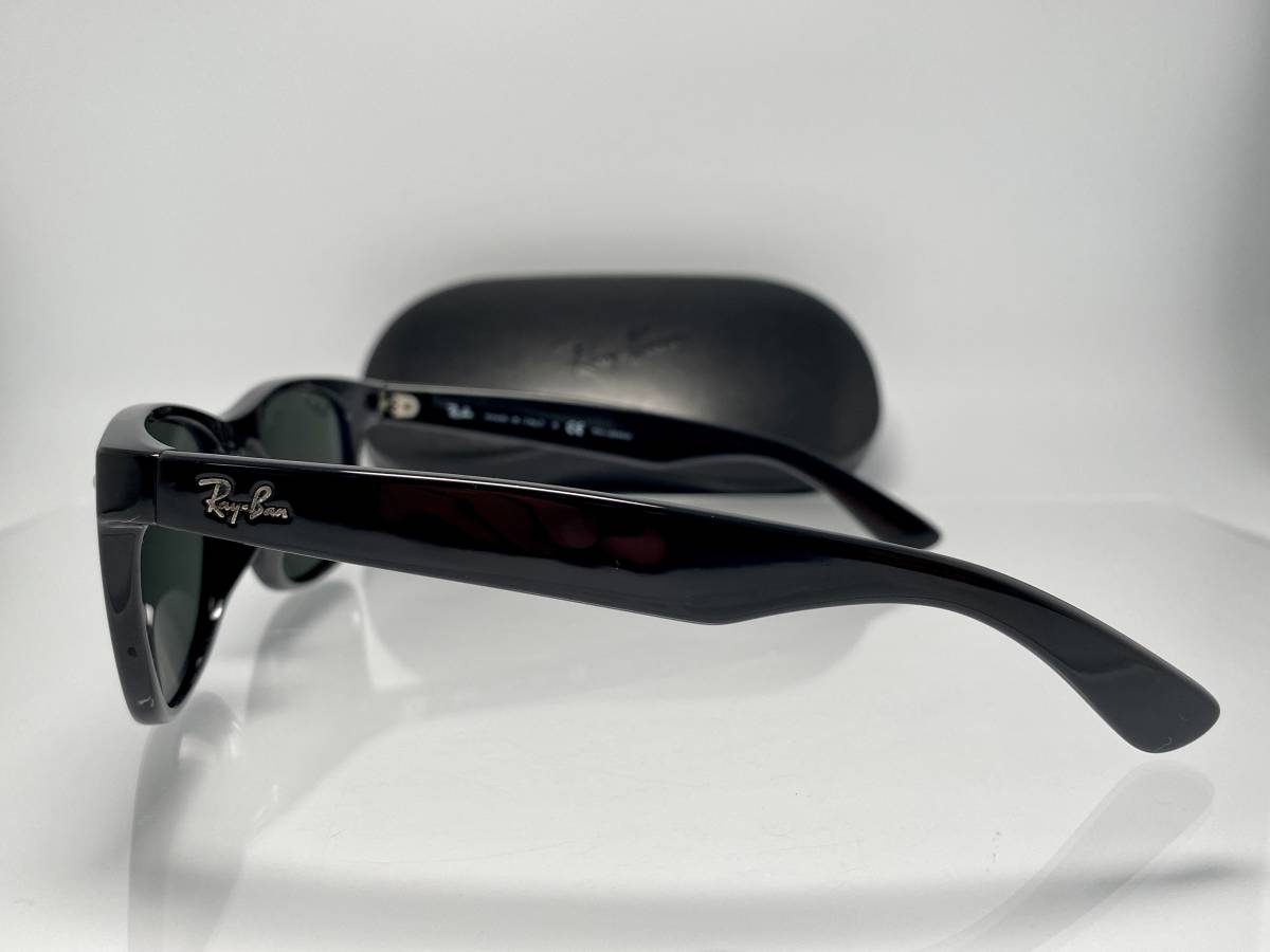  поляризирующая линза *RAY-BAN RayBan NEW WAYFARER новый Wayfarer RB2132-F 901/58 чёрный черный /G-15 Polarized рыбалка Drive солнцезащитные очки 