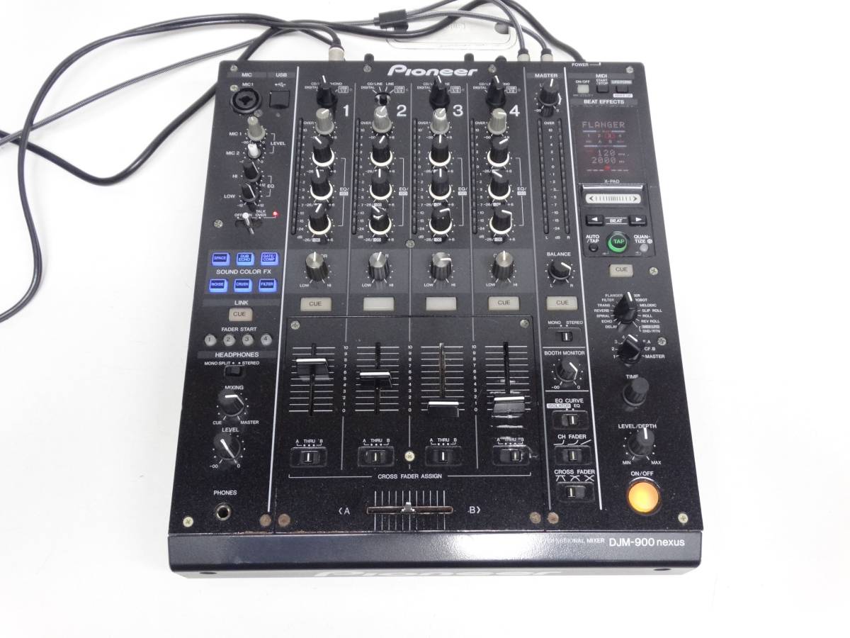 【新作高評価】T6652 Pioneer パイオニア DJミキサー DJM-900NXS 中古 DJミキサー