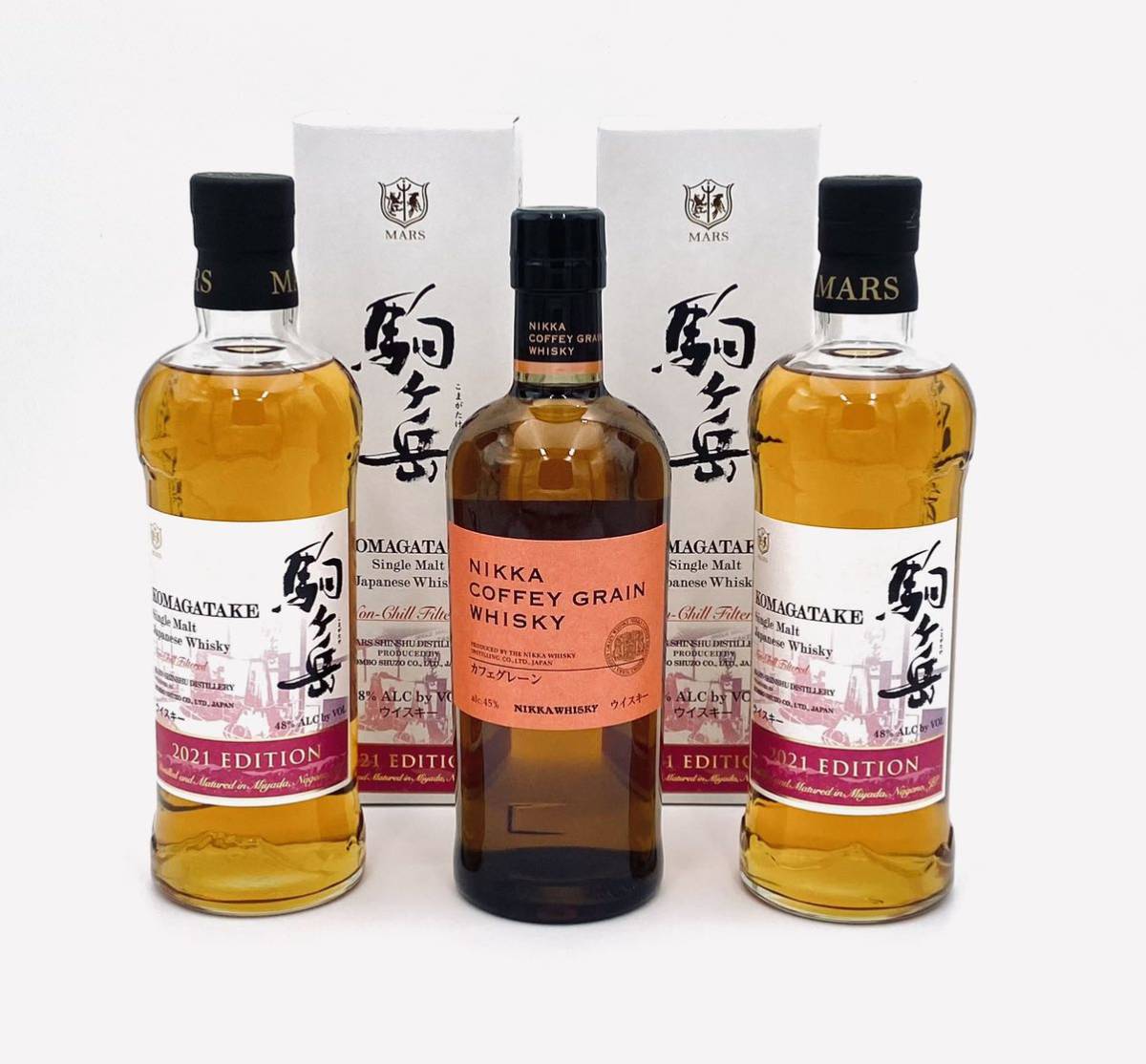 限定品/新古品】 駒ヶ岳 2021エディション 2本 & ニッカ・カフェ