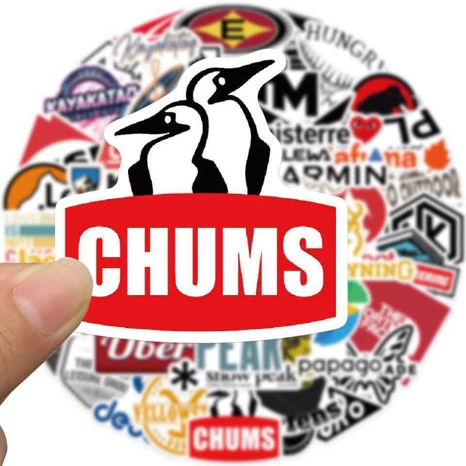 Chums チャムス アウトドア ステッカー 26枚 屋外用防水ステッカー | アウトドア 防水ステッカー26枚 | oxygencycles.in