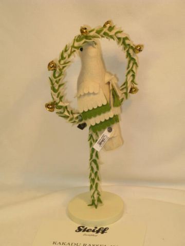 シュタイフ/Steiff☆2008世界限定☆「Cockatoo Rattle 1898」☆オウムのガラガラ シュタイフ社 シュタイフ/Steiff☆2008世界限定☆「Cockatoo Rattle 1898」☆オウムのガラガラ シュタイフ社