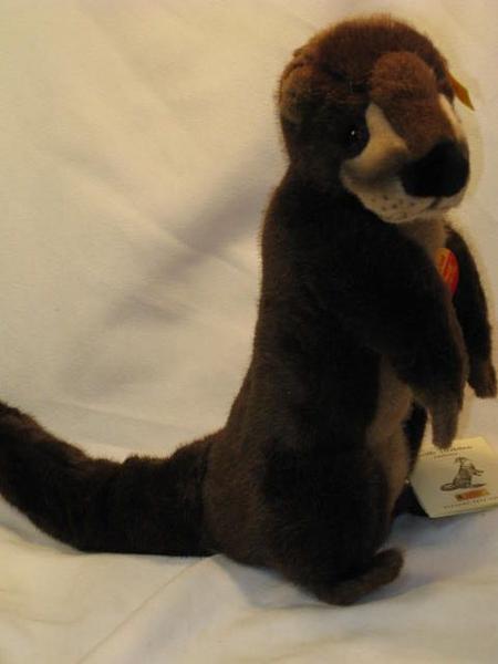 印象のデザイン 5811円 シュタイフ/Steiff☆絶版☆「Otter 立ちポーズ カワウソ シュタイフ社