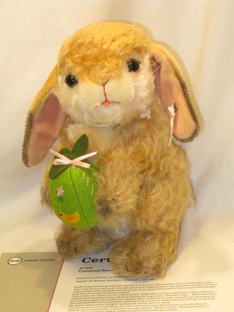 【メーカー直売】 シュタイフ/Steiff★2017年USA限定★「Cottontail・バニー」★イースターエッグを持ったロップイヤーラビット シュタイフ社 【メーカー直売】 シュタイフ/Steiff★2017年USA限定★「Cottontail・バニー」★イースターエッグを持ったロップイヤーラビット シュタイフ社