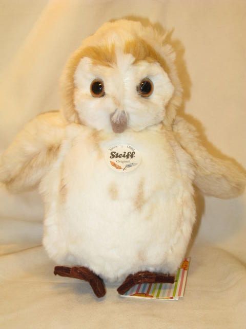 シュタイフ/Steiff★アニマル★「Owly 白いフクロウ」★23ｃｍ_画像1