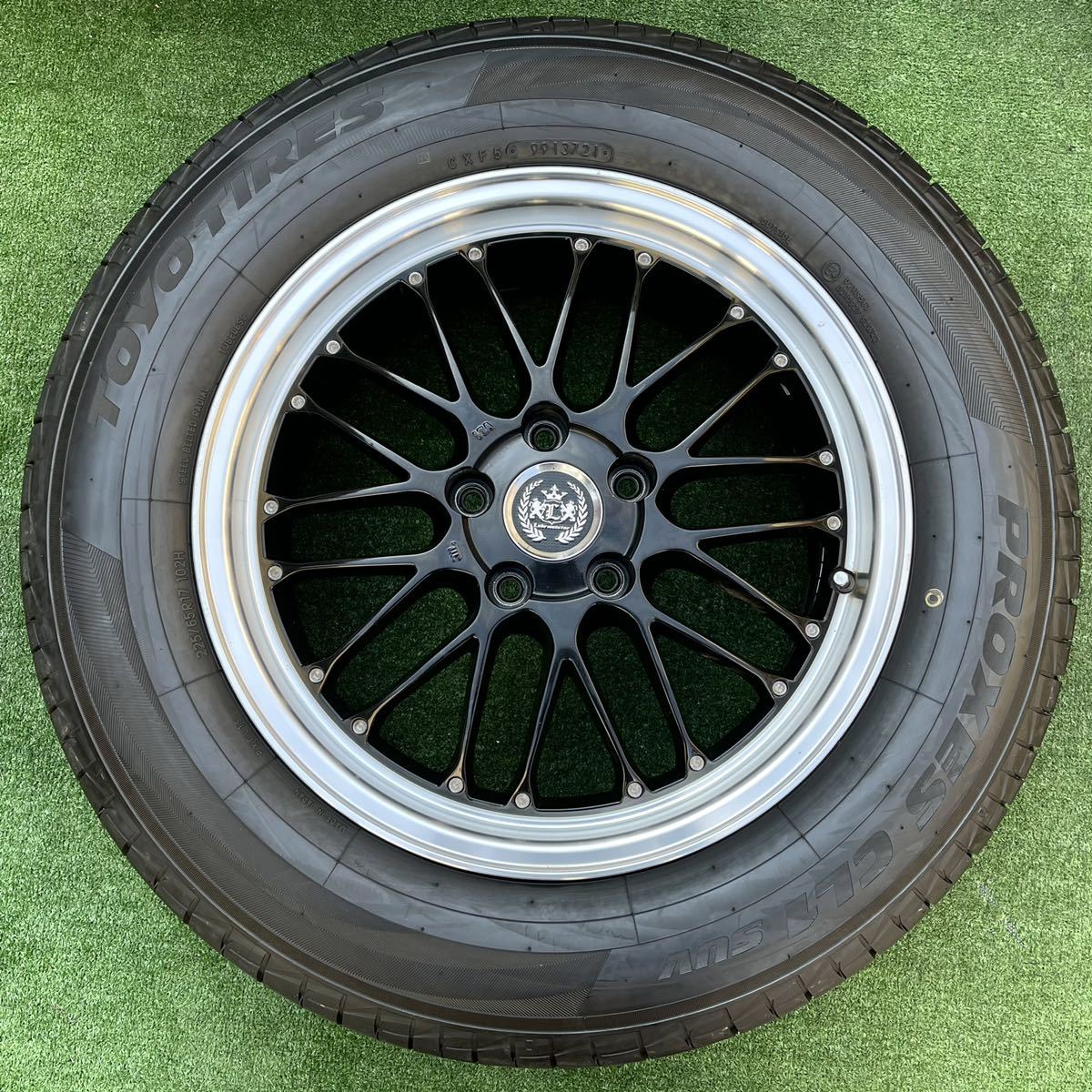 Lehrmeister 17インチ アルミホイール☆TOYO 2021年製 225/65R17 4本