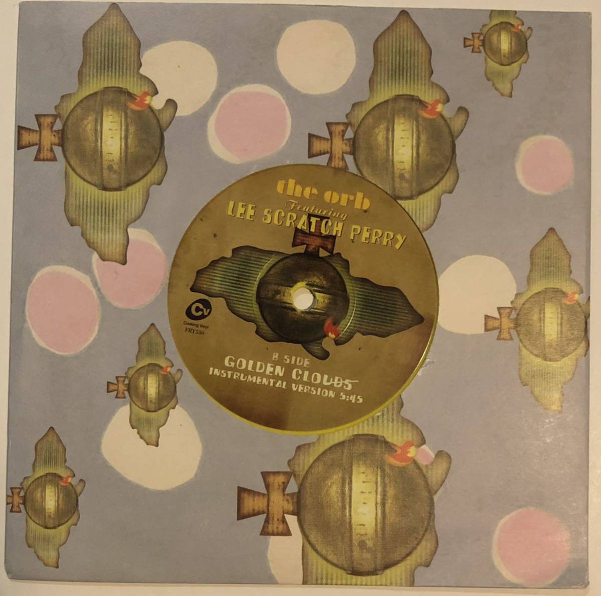 EP The Orb Featuring Lee Scratch Perry Golden Clouds / Cooking Vinyl FRY530 / UK_画像1