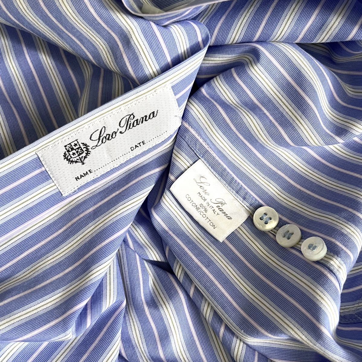 LORO PIANA B.D SHIRT size.17/43 ロロピアーナ　ボタンダウンシャツ_画像8