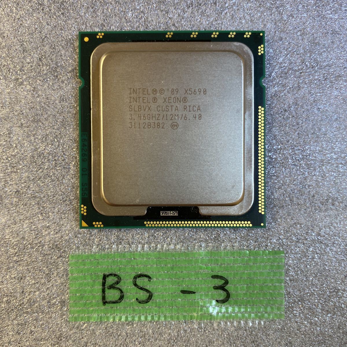 BS-3 激安 CPU Intel Xeon X5690 3.46GHz SLBVX 動作品 同梱可能_画像1