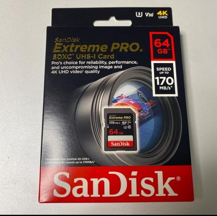 SanDisk Extreme PRO 64GB SDXCカード サンディスク エクストリーム プロ×2