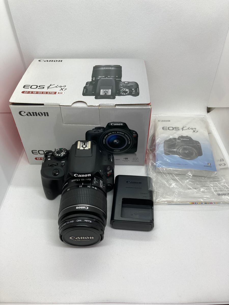 Canon EOS Kiss X7 18-55mm レンズキット デジタル一眼レフカメラ